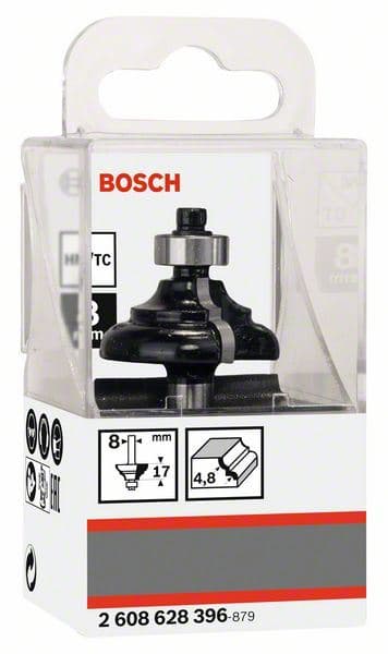 Profilno glodalo C Bosch 2608628396, 8 mm, R1 4,8 mm, B 9,5 mm, L 14 mm, G 57 mm - slika 2