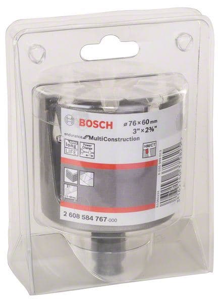 Testera za otvore Endurance for Multi Construction Bosch 2608584767, 76 mm, 4