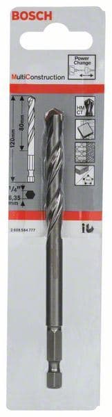 Burgija za centriranje od tvrdog metala Bosch 2608584777, 120