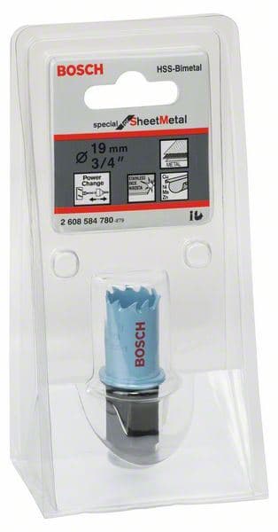 Testera za bušenje provrta Sheet Metal Bosch 2608584780, 19 mm, 3/4"