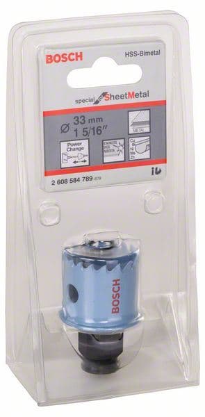 Testera za bušenje provrta Sheet Metal Bosch 2608584789, 33 mm, 1 5/16"
