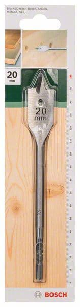 Bosch 2609255266, Pljosnata burgija za glodanje, šestostrana - slika 2