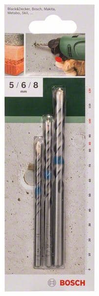 Bosch 2609255416, 3-delni set burgija za beton - slika 2