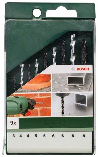 9-delni set burgija: metal HSS-R/kamen Bosch 2609255482 - slika 2