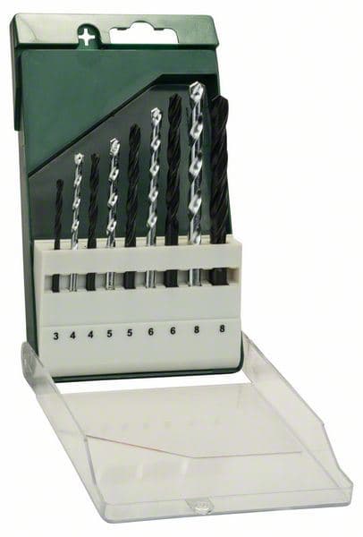 9-delni set burgija: metal HSS-R/kamen Bosch 2609255482