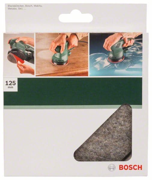 Bosch 2609256054, Filc za poliranje za ekscentar brusilice, 125 mm - slika 2