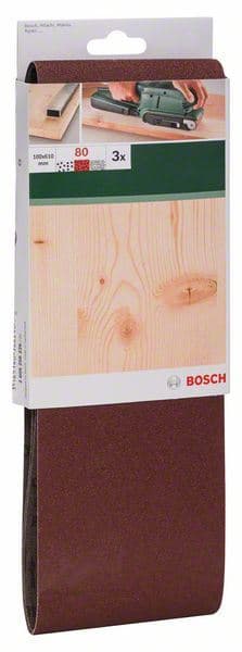 Bosch 2609256226, 3-delni set brusnih traka za tračne brusilice, crveni kvalitet - slika 2
