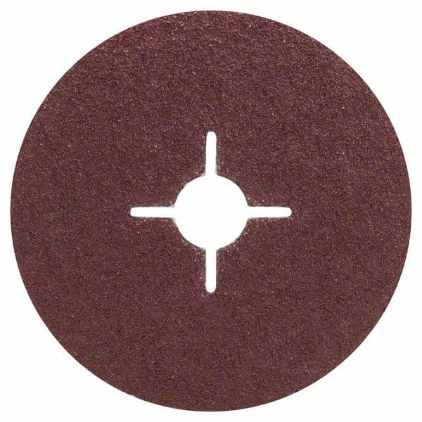 Bosch 2609256250, 5-delni set brusnih fiber diskova za ugaone brusilice, korund