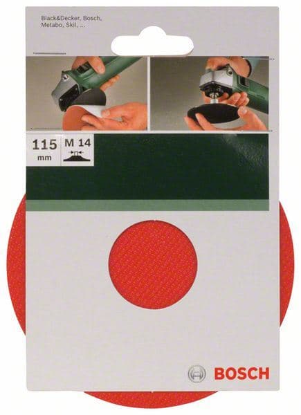 Gumena brusna ploča za ugaone brusilice, sistem prihvata na čičak, 115 mm Bosch 2609256271 - slika 2