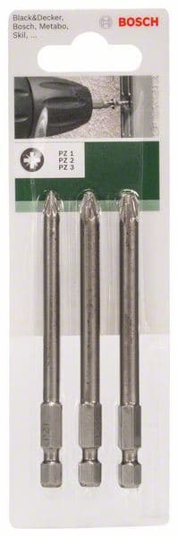 3-delni set nastavaka odvrtača za Pozidriv šrafove sa ukrštenim prorezom (PZ) Bosch 2609255969 - slika 3