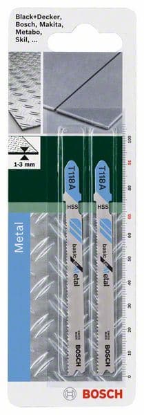 Bosch 2609256729, List ubodne testere HSS, T 118 A - slika 2