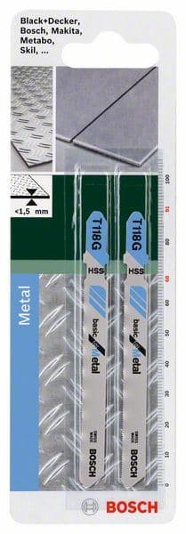 Bosch 2609256731, List ubodne testere HSS, T 118 G - slika 2