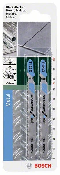 Bosch 2609256735, List ubodne testere HSS, T 123 XF - slika 2