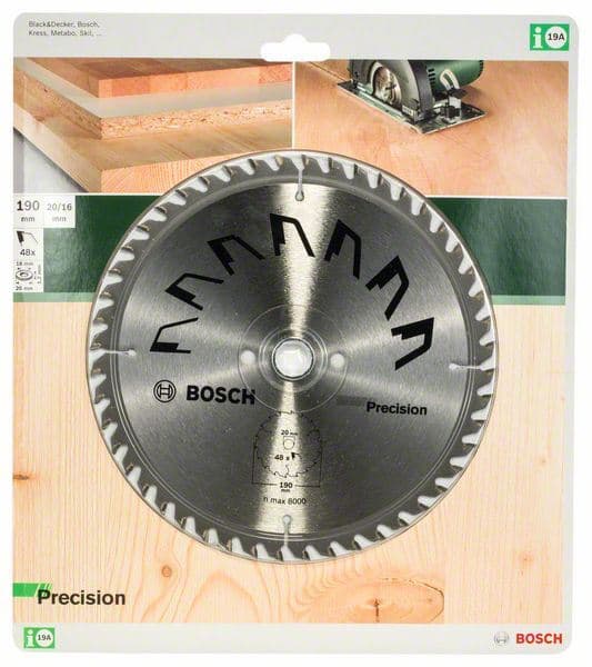 List kružne testere za drvo PRECISION Bosch 2609256867 - slika 2
