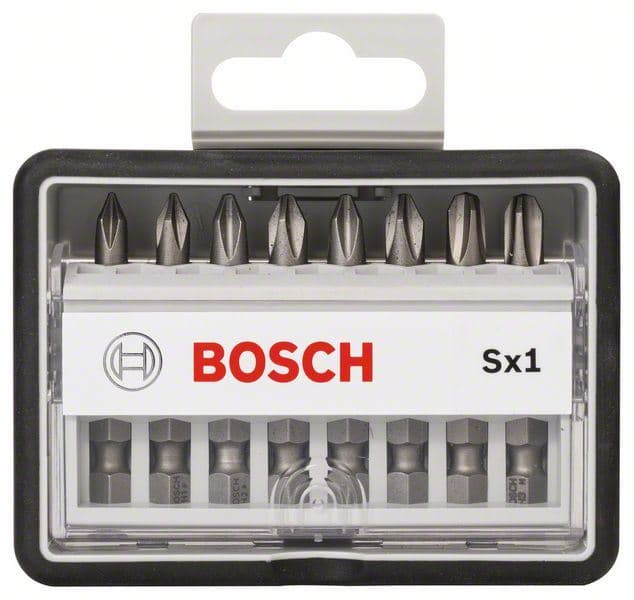 8-delni set Robust Line bitova odvrtača Sx ekstra tvrdi Bosch 2607002556, 49 mm, 8-delni - slika 2