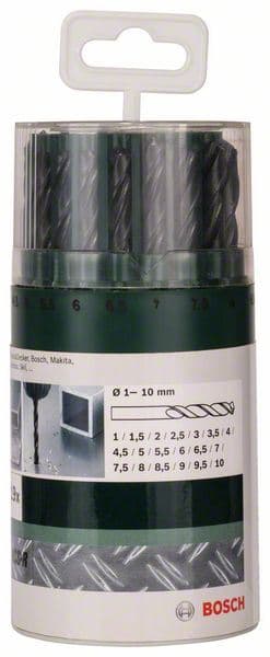 19-delni set burgija za metal HSS-R, DIN 338 Bosch 2609255033