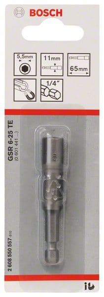 Nasadni ključevi Bosch 2608550557, 65 x 5,5 mm, M 3 - slika 2