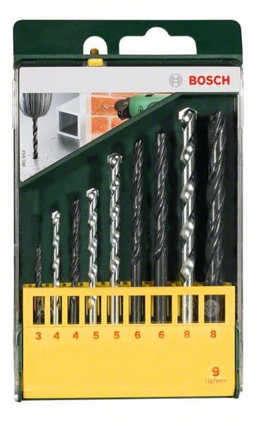 Bosch 2607019443, 9-delni set burgija za metal i za kamen - slika 2
