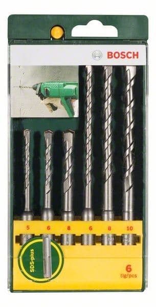 Komplet burgija za udarne bušilice SDS plus-5, 6 komada Bosch 2607019447 - slika 2