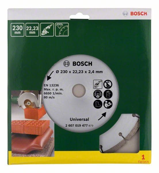 Dijamantska rezna ploča za građevinski materijal, Ø 230 mm Bosch 2607019477 - slika 2