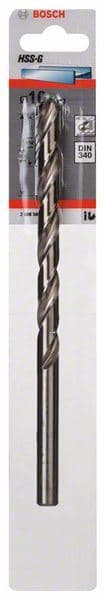 Burgija za metal HSS-G, DIN 340 Bosch 2608595690, 10 x 121 x 184 mm