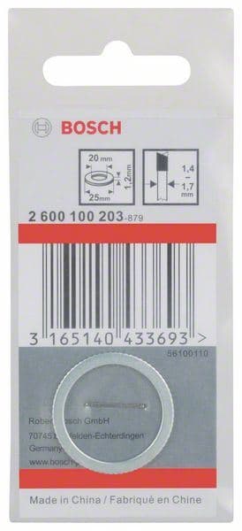 Redukcioni prsten za listove kružne testere Bosch 2600100203, 25 x 20 x 1,2 mm - slika 2