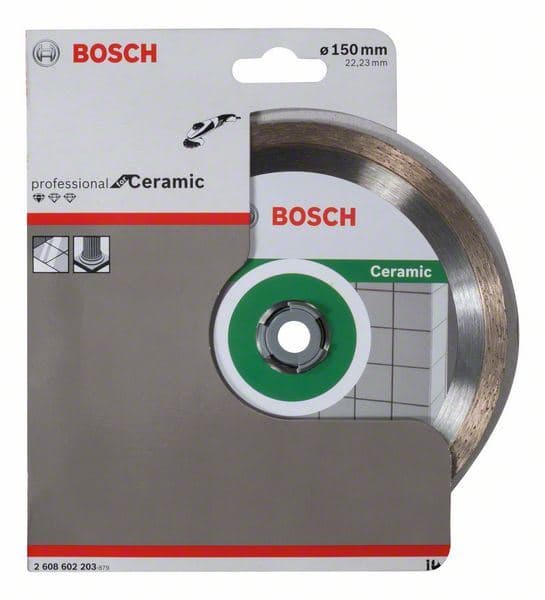 Dijamantska rezna ploča Standard for Ceramic Bosch 2608602203, 150 x 22,23 x 1,6 x 7 mm