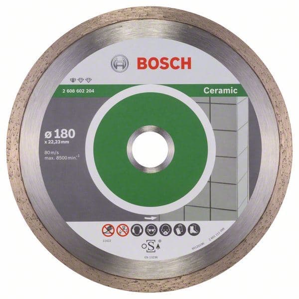Dijamantska rezna ploča Standard for Ceramic Bosch 2608602204, 180 x 22,23 x 1,6 x 7 mm - slika 2