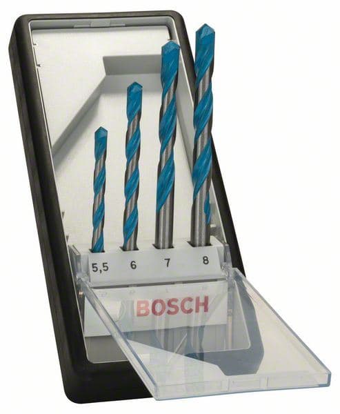 4-delni Robust Line set višenamenskih burgija CYL-9 Multi Construction Bosch 2607010522, 5,5; 6; 7; 8 mm - slika 2