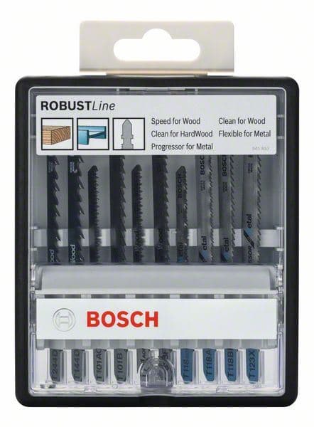 10-delni Robust Line set listova ubodne testere Wood and Metal T-prihvat Bosch 2607010542, T 244 D; T 144 D; T 101 AO; T 101 B; T 101 AOF; T 101 BF; T 118 EOF; T 118 AF; T 118 BF; T 123 X - slika 2