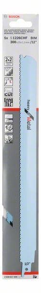 List univerzalne testere S 1226 CHF Bosch 2608657406, Heavy za Metal - slika 2