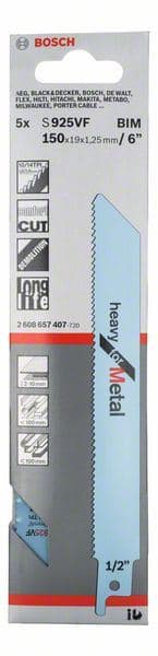 List univerzalne testere S 925 VF Bosch 2608657407, Heavy za Metal - slika 2