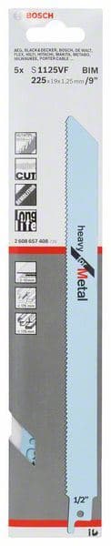 List univerzalne testere S 1125 VF Bosch 2608657408, Heavy za Metal - slika 2