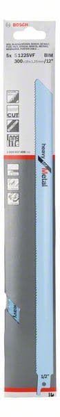 List univerzalne testere S 1225 VF Bosch 2608657409, Heavy za Metal, 1 komad - slika 2