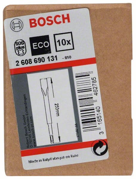Pljosnato dleto SDS plus Bosch 2608690131, 20x250 mm, 1 komad - slika 2
