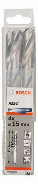 Burgija za metal HSS-G, DIN 338 Bosch 2608585594, 15 x 114 x 169 mm, 1 komad