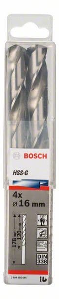 Burgija za metal HSS-G, DIN 338 Bosch 2608585595, 16 x 120 178 mm