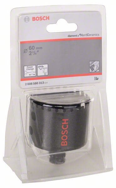 Dijamantska testera za otvore Diamond for Hard Ceramics Bosch 2608580313, 60 mm, 2 3/8"