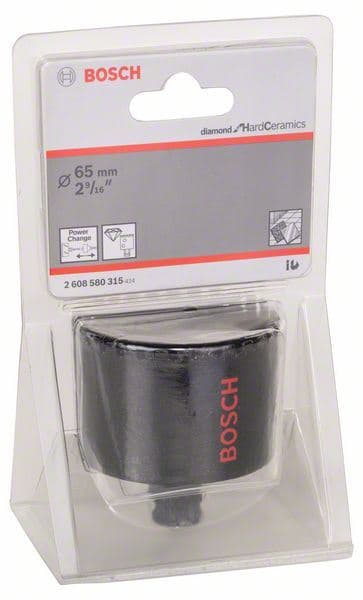 Dijamantska testera za otvore Diamond for Hard Ceramics Bosch 2608580315, 65 mm, 2 9/16"