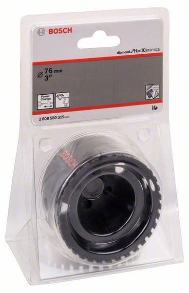 Dijamantska testera za otvore Diamond for Hard Ceramics Bosch 2608580319, 76 mm, 3"