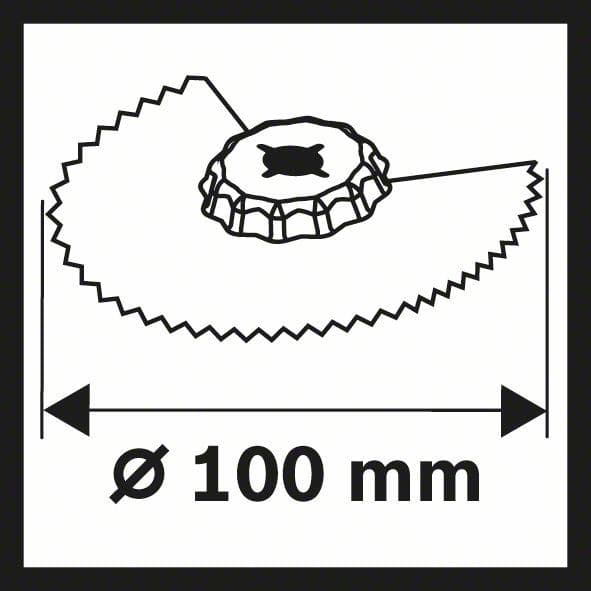 BIM segmentni list testere ACZ 100 BB Wood and Metal Bosch 2608661633, 100 mm - slika 6