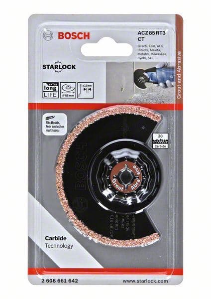 Carbide-RIFF segmentni list testere ACZ 85 RT3 Bosch 2608661642, 85 mm