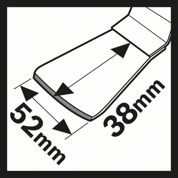 HCS strugač ATZ 52 SFC, fleksibilni Bosch 2608661647, 52 x 38 mm - slika 3