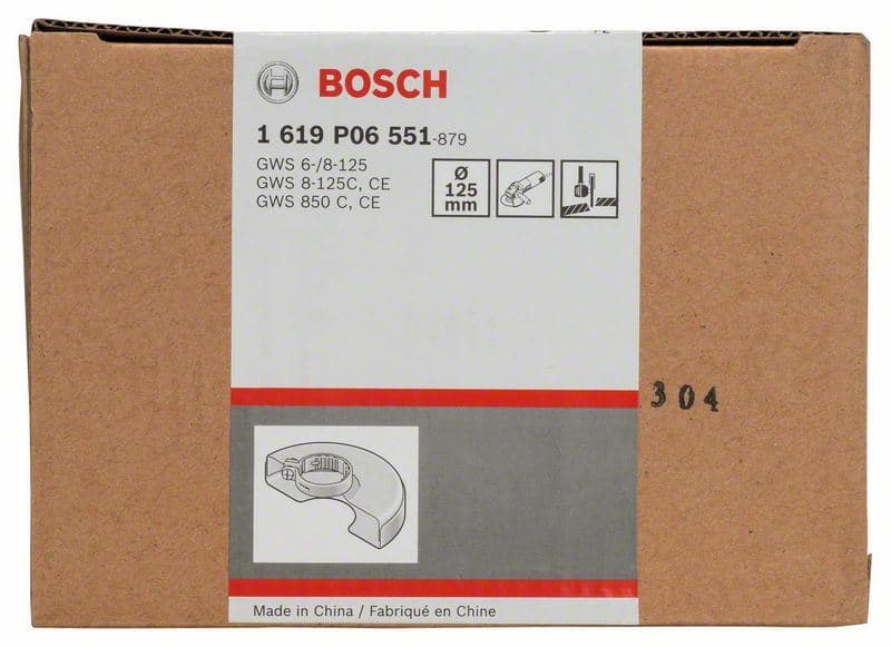Štitnik sa pokrovnim limom Bosch 1619P06551, 125 mm