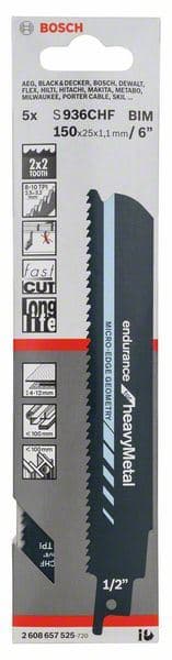 List univerzalne testere S 936 CHF Bosch 2608657525, Endurance za Heavy Metal - slika 2