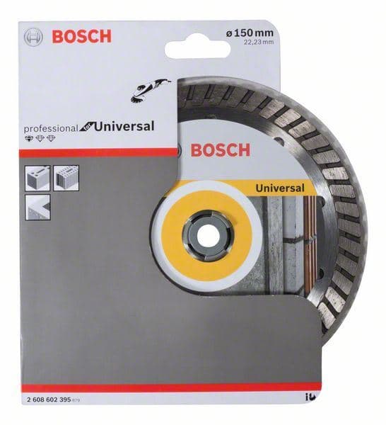 Dijamantska rezna ploča Standard for Universal Turbo Bosch 2608602395, 150 x 22,23 x 2,5 x 10 mm