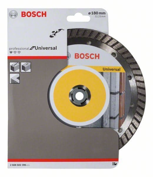 Dijamantska rezna ploča Standard for Universal Turbo Bosch 2608602396, 180 x 22,23 x 2,5 x 10 mm