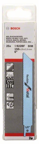 List univerzalne testere S 922 BF Bosch 2608657550, Flexible za Metal - slika 2