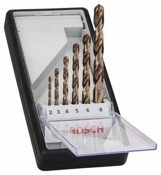 6-delni Robust Line set burgija za metal HSS-Co Bosch 2607019924, 2; 3; 4; 5; 6; 8 mm - slika 2