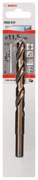 Burgija za metal HSS-Co, DIN 338 Bosch 2608585868, 11,5 x 94 x 142 mm